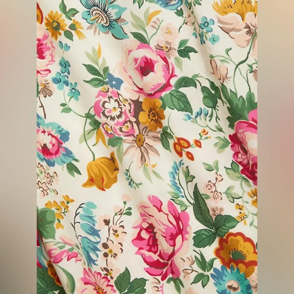 DOEN ADELE DRESS IN LIBERTY ROSE ROMANCE SIZE 0 - Picture 6 of 8
